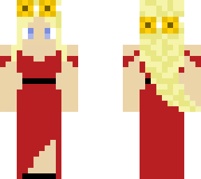 minecraft girl - sunflowers in hair