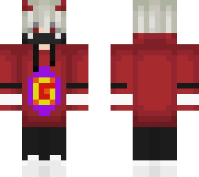 op minecraft skin red by gamer ruhezyt