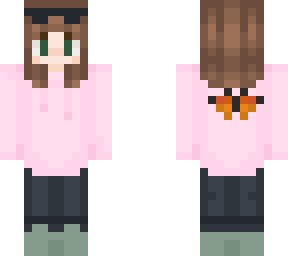 pink butterfly sweater