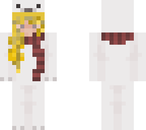 polar bear onsie blonde