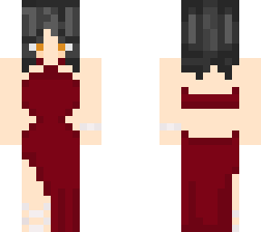 red evening gown v1