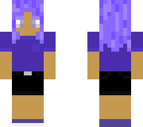 simple purple skin