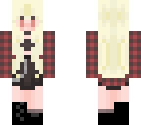 blonde with brown roots grunge