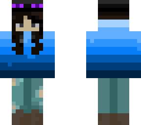 blue girl