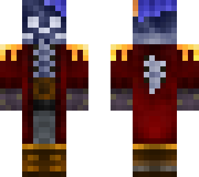 blue pirate skeleton