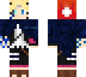 boruto with santa hat