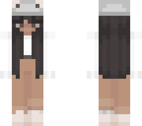 brown pants cute hat