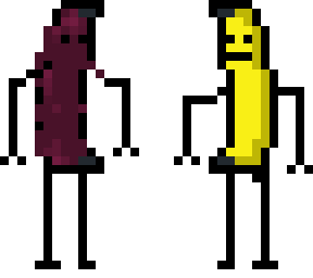burned bannana