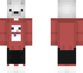 christmas polar bear