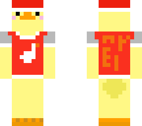 cool duck with santa hat