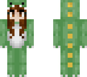 dino onesie green