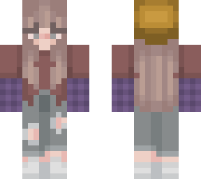 girl with checked shirt