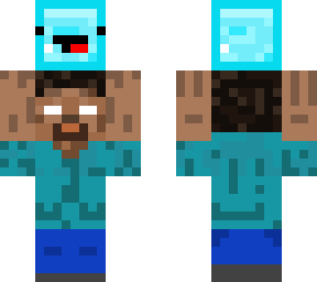 herobrine carrying skeppy
