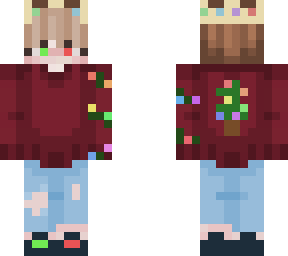 my christmas skin!!
