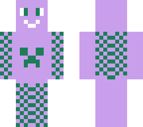 purple-green skin