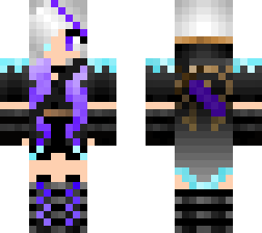 purple wolf girl