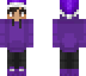 purpled christmas boy