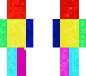 rainbow skin