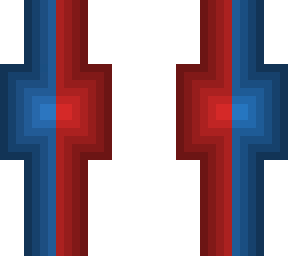 red and blue