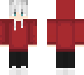 red hoodie boy
