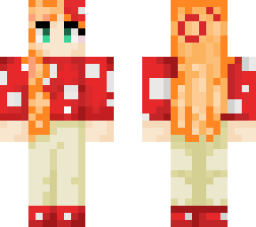 redhead mushroom girl
