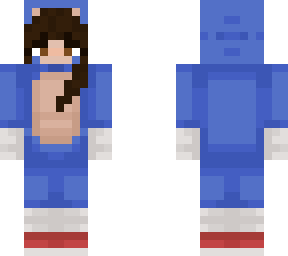 sonic girl onesie 2
