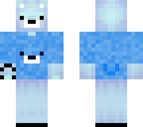 wallibear with my skin on a shirt