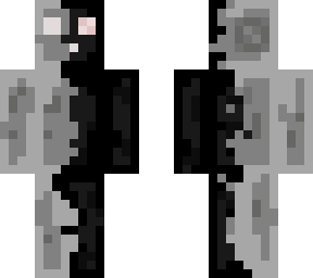 black and white slime