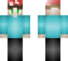 boy with mushroom hat