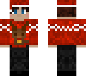 boyfriend christmas sweater- couple skin