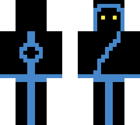 cloak with man underneath