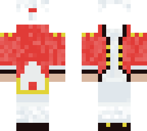 faceless red coat