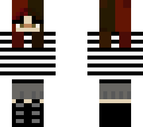 gothic oversized jumper with grey skirt and demonia's
