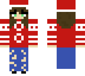 holiday sweater with santa hat