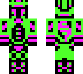 hot pink plus lime green warden