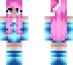 lucy ~ snowflake blue & pink