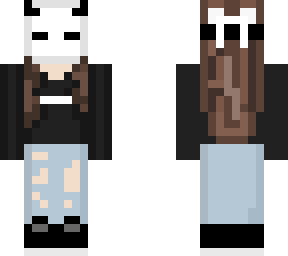 mask girl whit a bow but i changed a little the cclothes