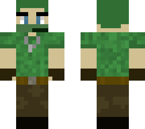 military man (not removable mask)