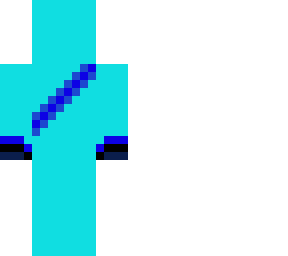 neon blue epic dude