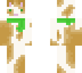 orange calico w/ scarf