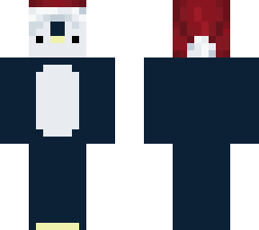 penguin with santa hat