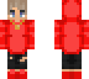 punz with red sweatshirt