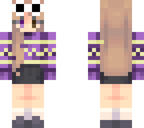purple christmas sweater