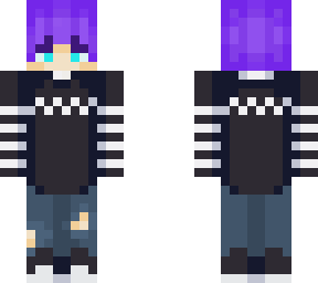 purple haired dude