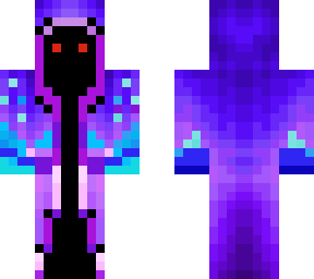 purple mage with red eyes