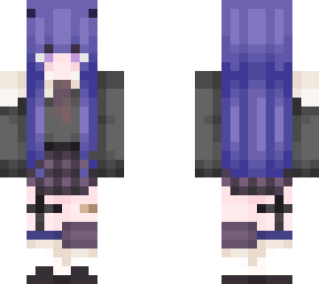 purple w horns