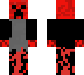 red and black vreeper with bad lether jacket
