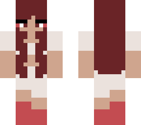 red and white girl
