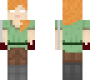 scary herobrine girl