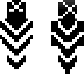 black with white smole